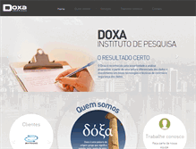 Tablet Screenshot of doxapesquisa.com.br